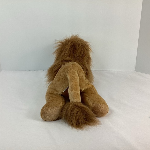 Plush Lion 12” Long Stuffed Animal Kingdom Jungle Safari Tan Mane - Picture 5 of 7